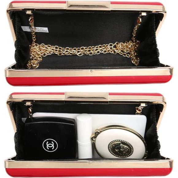 Women Evening Purses Clutch Bags Formal Party Clutches Wedding Purses Cocktail - Picture 6 of 7